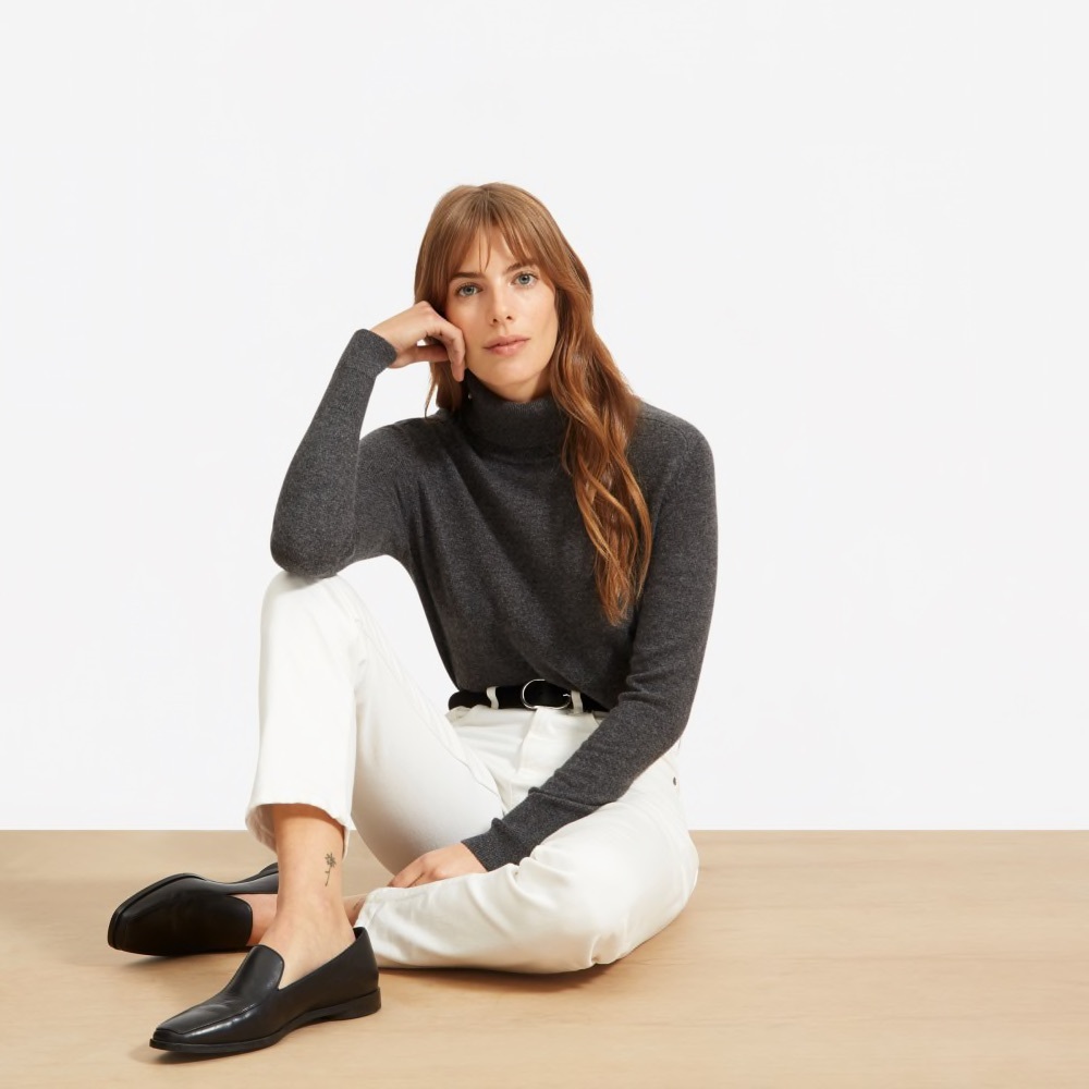 Everlane High Waisted Cheeky Straight Jeans